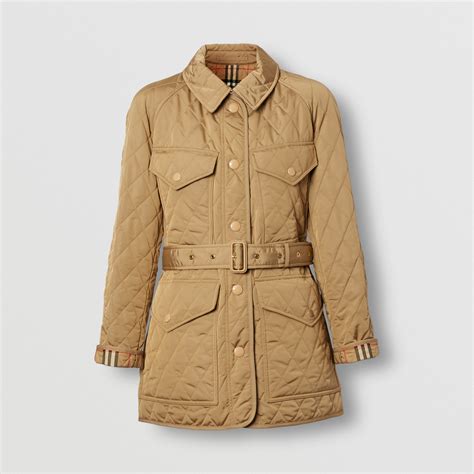 burberry diamond quilted nylon canvas field jacket|Designer Quilted Jackets for Women .